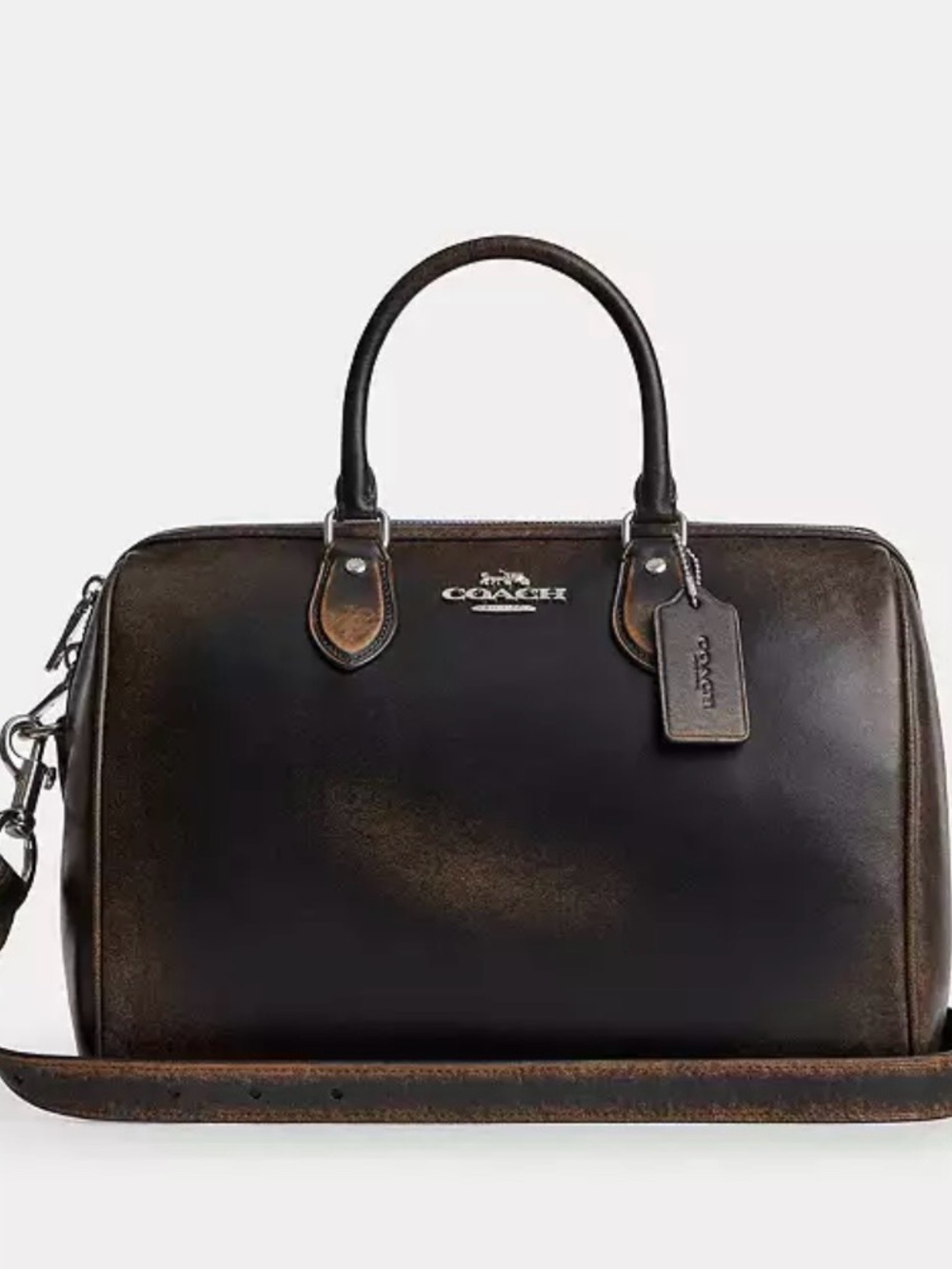 Coach Rowan Large Satchel Bag In Loved Leather ON HAND!